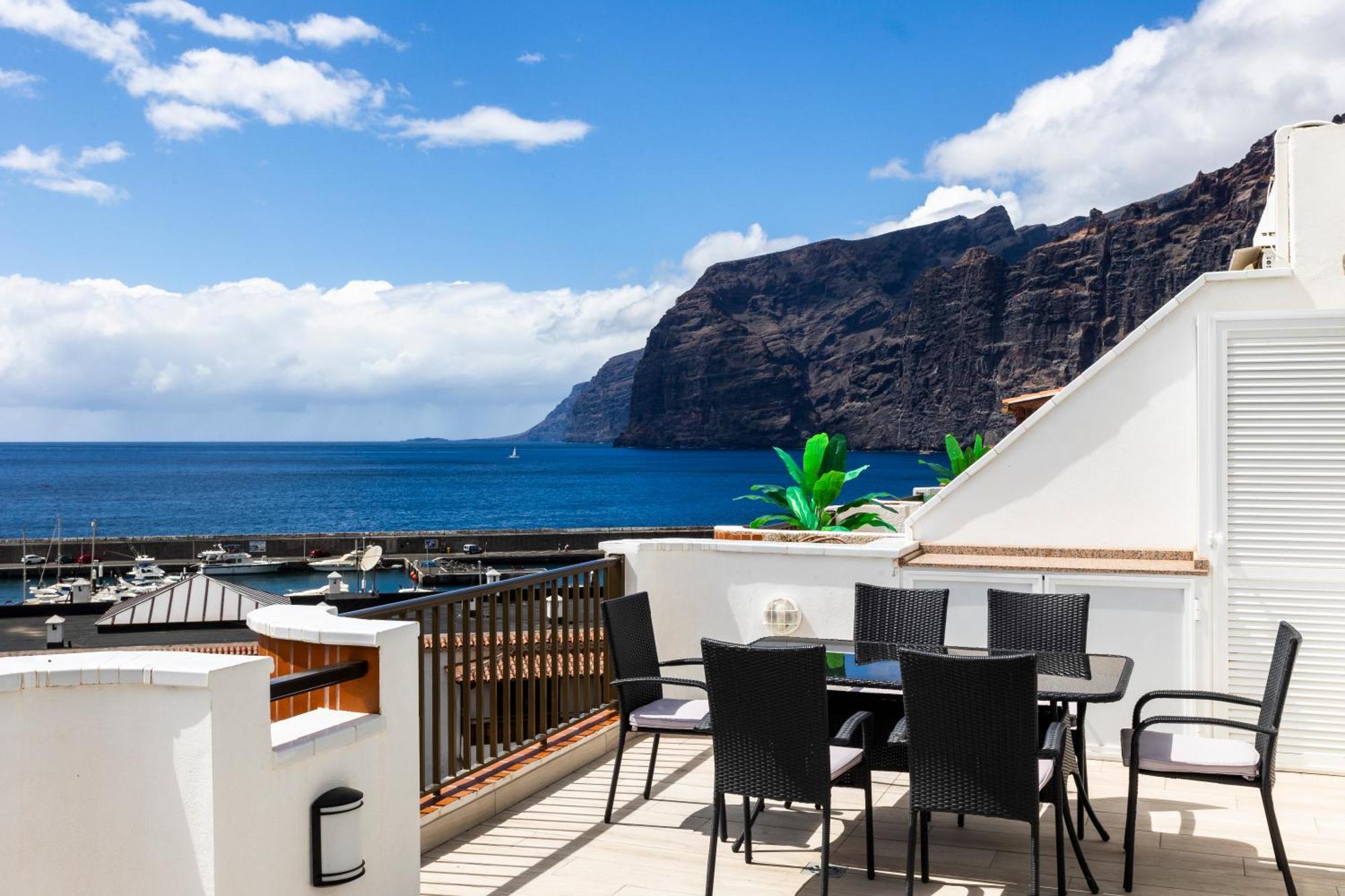 Ocean Panorama - 3 Ac Bedrooms, Private Garage, New Pool, 2 Bathrooms, Tv Channels Acantilado de los Gigantes Exterior photo